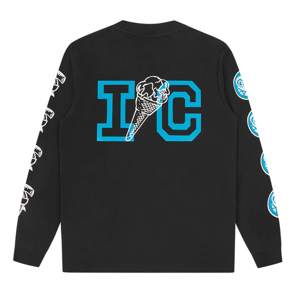 ICECREAM - TEAM ICECREAM L/S T-SHIRT - BLACK