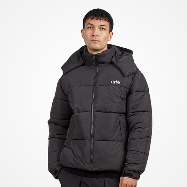 ARTE - BASIC PUFFER JACKET BLACK