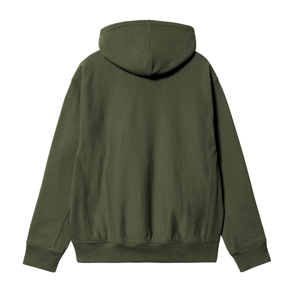 CARHARTT WIP - HOODED AMERICAN SCRIPT SWEATSHIRT TERRAGON