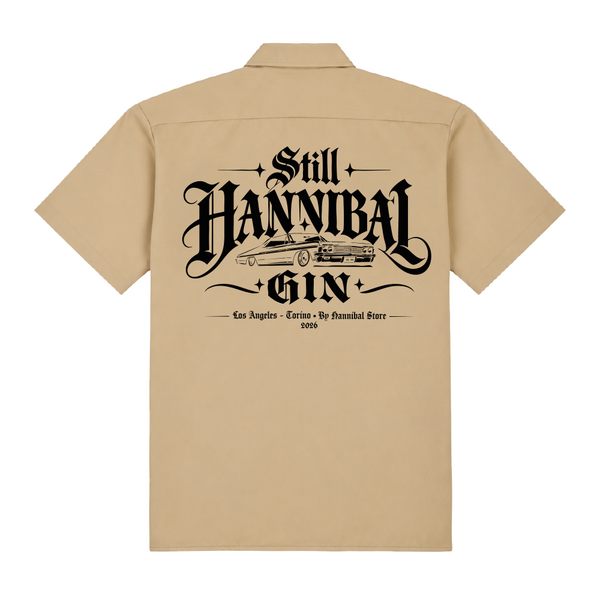 HANNIBAL STORE - STILL HANNIBAL X DICKIES SHIRT BEIGE