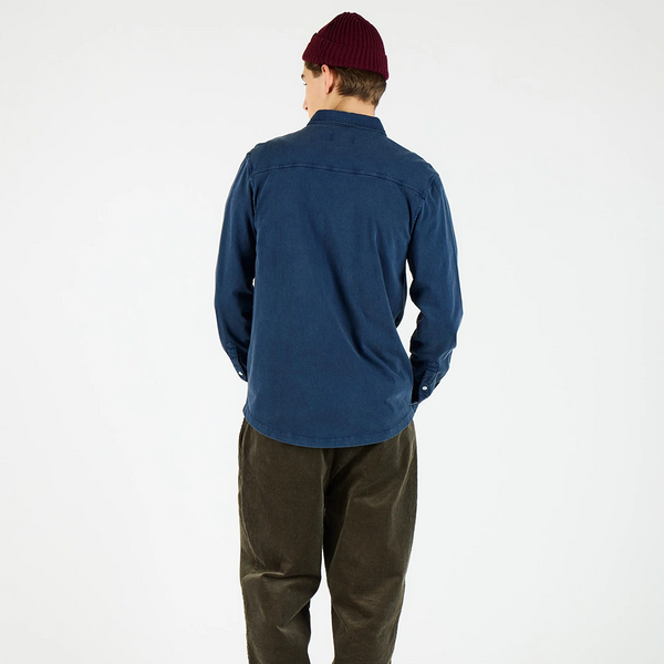 WEMOTO - BUTTON DOWN SHIRT NAVY BLUE