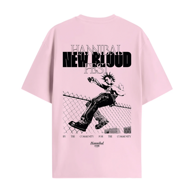 HANNIBAL STORE - NEW BLOOD FEST PINK TEE