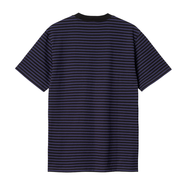 CARHARTT WIP - S/S VERNER POCKET T-SHIRT BLACK/AURA