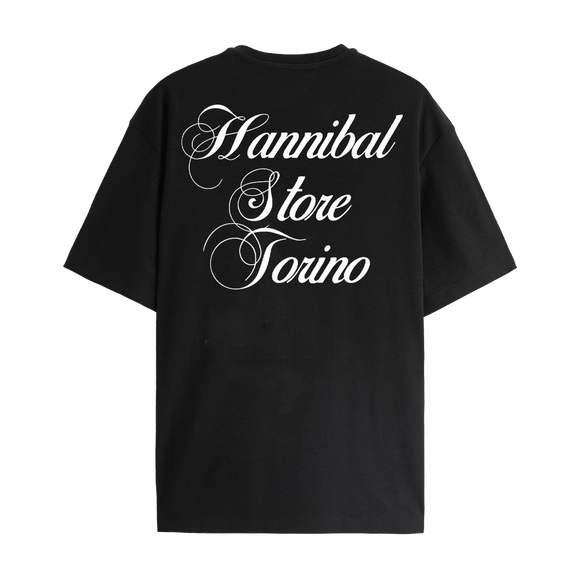 HANNIBAL STORE - SCRIPT T-SHIRT BLACK