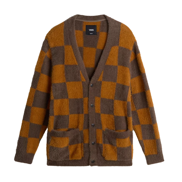 VANS - CARDIGAN CANFIELD CHECKERBOARD ORANGE