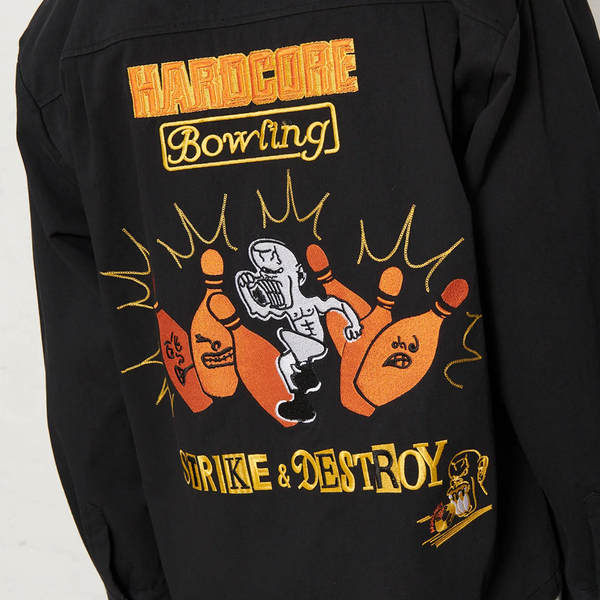 PAS DE MER - BOWLING SHIRT BLACK