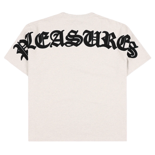 PLEASURES - NEURAL APPLIQUE SHIRT OATMEAL