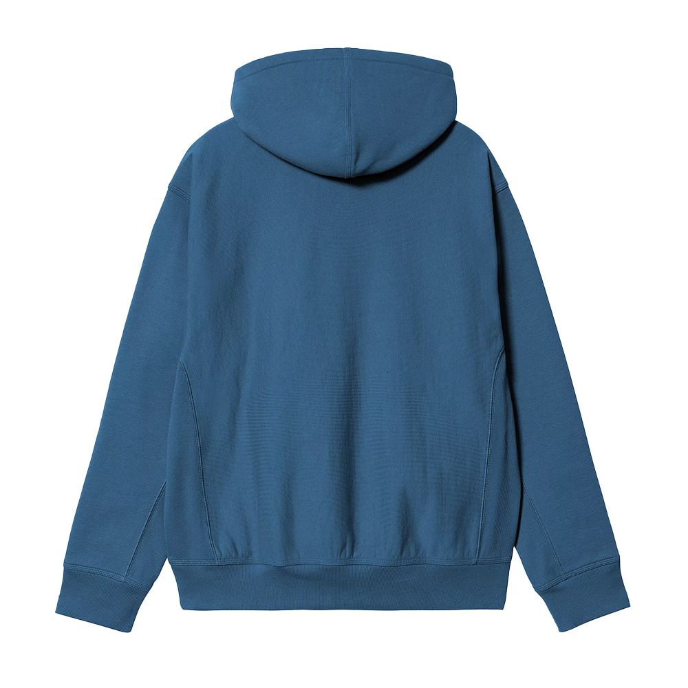 CARHARTT WIP - HOODED AMERICAN SCRIPT SWEAT SODALITE