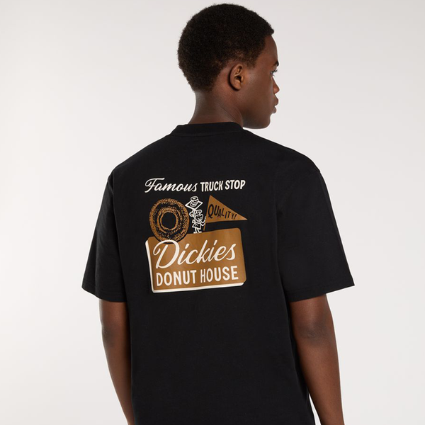 DICKIES - T-SHIRT DONUT HOUSE BLACK