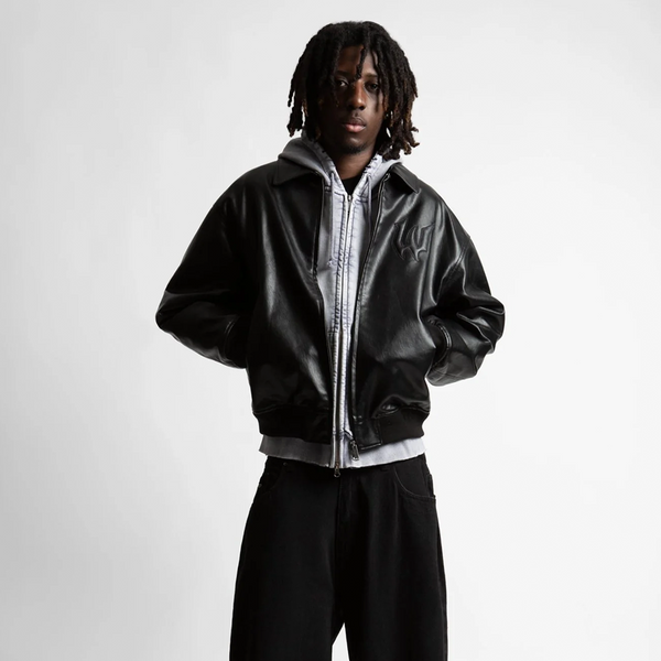 WASTED PARIS - VARSITY JACKET BURY BLACK