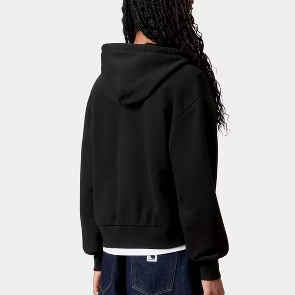 CARHARTT WIP - W' HOODED CASEY JACKET BLACK/SILVER