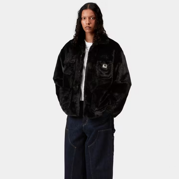 CARHARTT WIP - W' ONLEY MICHIGAN COAT BLACK