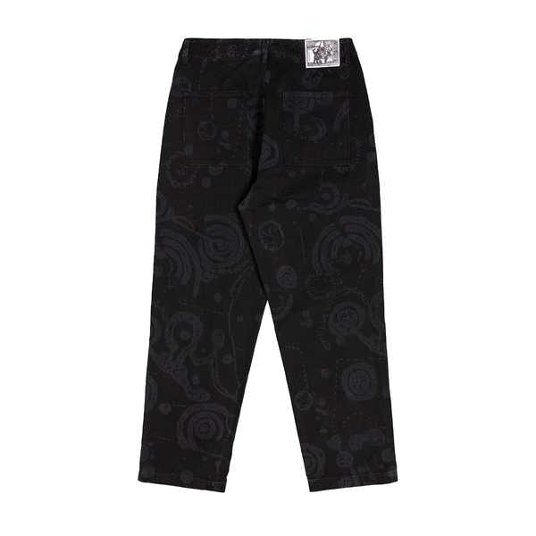 HERESY - CARVINGS TROUSERS BLACK