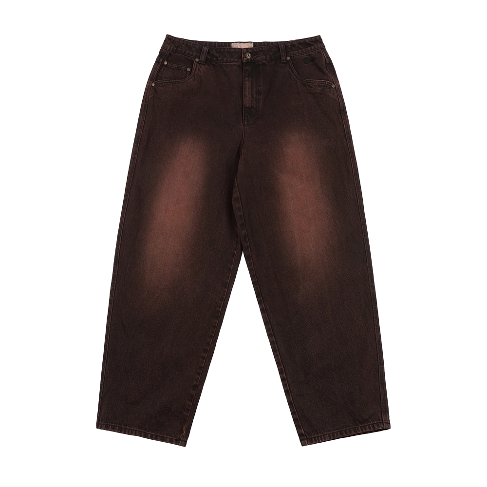 DIME - CLASSIC BAGGY DENIM PANTS SANDBLASTED COPPER