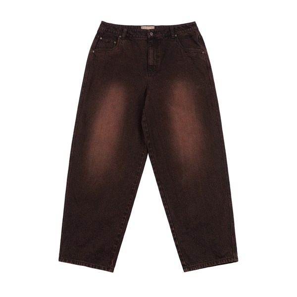 DIME - CLASSIC BAGGY DENIM PANTS SANDBLASTED COPPER