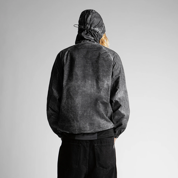 WASTED PARIS -SCRIPT WINDBREAKER FADED BLACK