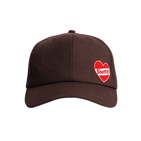 PLEASURES - HEART SNAPBACK BROWN