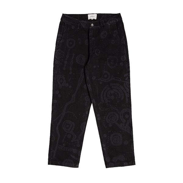 HERESY - CARVINGS TROUSERS BLACK