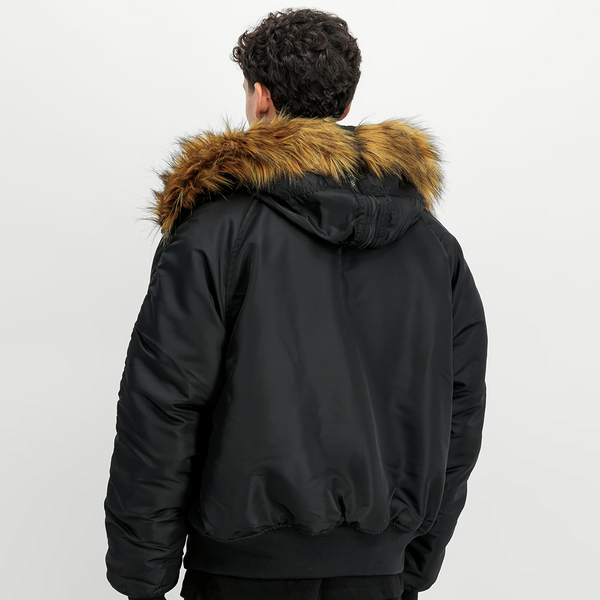 ALPHA INDUSTRIES - N-2B HERITAGE WINTER JACKET BLACK
