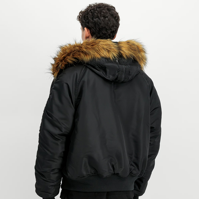 ALPHA INDUSTRIES - N-2B HERITAGE WINTER JACKET BLACK