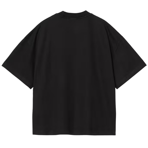 CARHARTT WIP - S/S HACKWORK T-SHIRT BLACK/HEAVY STONE WASH