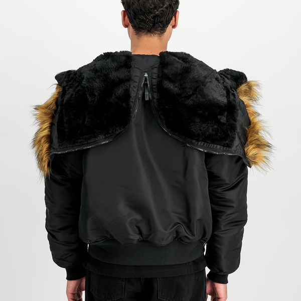 ALPHA INDUSTRIES - N-2B HERITAGE WINTER JACKET BLACK