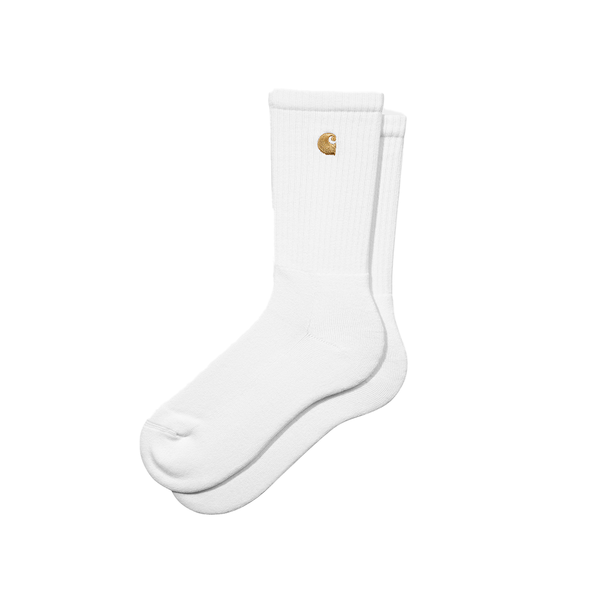 CARHARTT WIP - CHASE SOCKS WHITE/GOLD