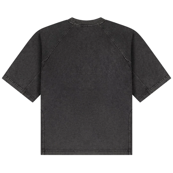 DAILY PAPER - BOXY WASHED BLACK RAGLAN DIAS