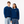 LACOSTE - CREWNECK PEARL RIBBED COTTON SWEATER BLUE