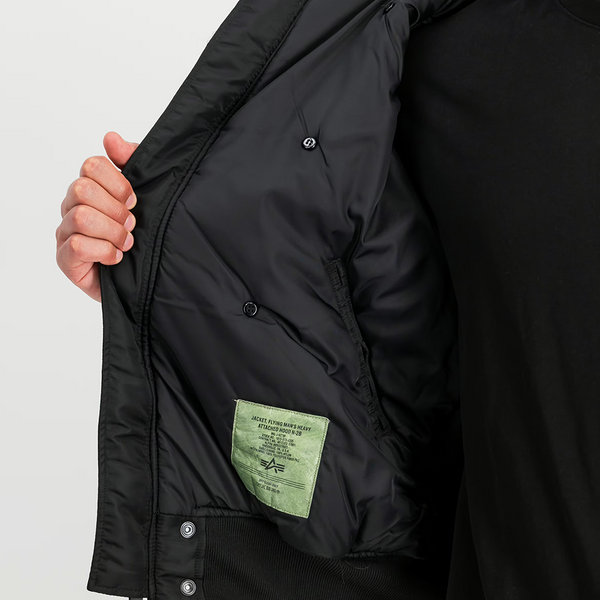 ALPHA INDUSTRIES - N-2B HERITAGE WINTER JACKET BLACK
