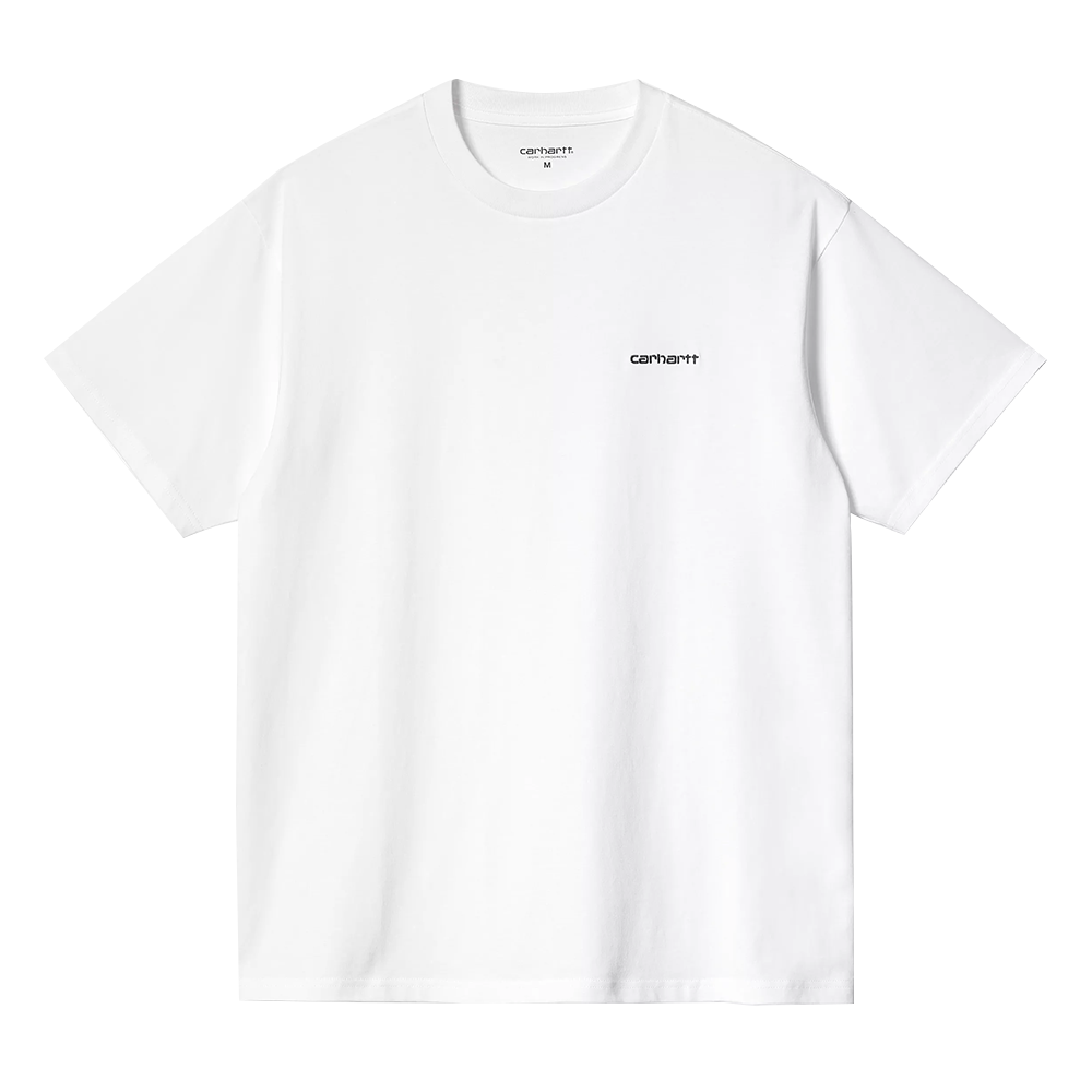 CARHARTT WIP - S/S SCRIPT EMBROIDERY T-SHIRT WHITE/BLACK