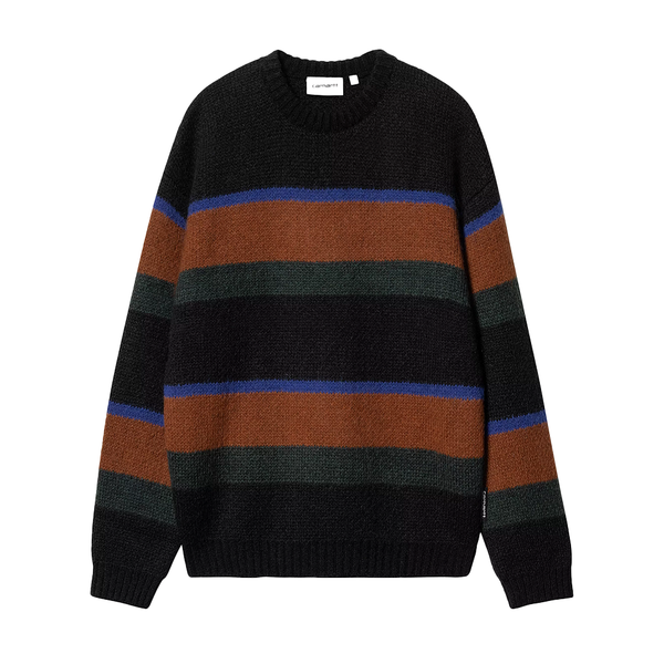 CARHARTT WIP - MERTON SWEATER LINE BROWN