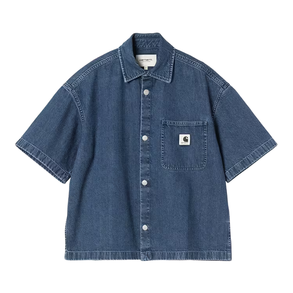 CARHARTT WIP - LOVILIA SHIRT BLUE STONE WASHED