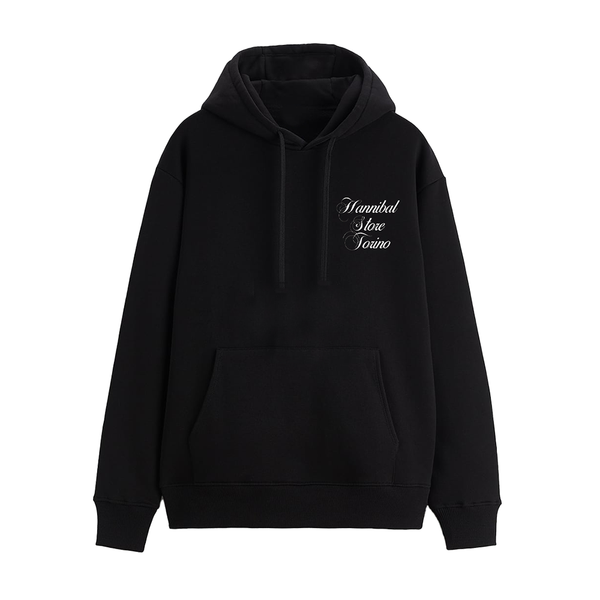 HANNIBAL STORE - HOODIE SCRIPT BLACK