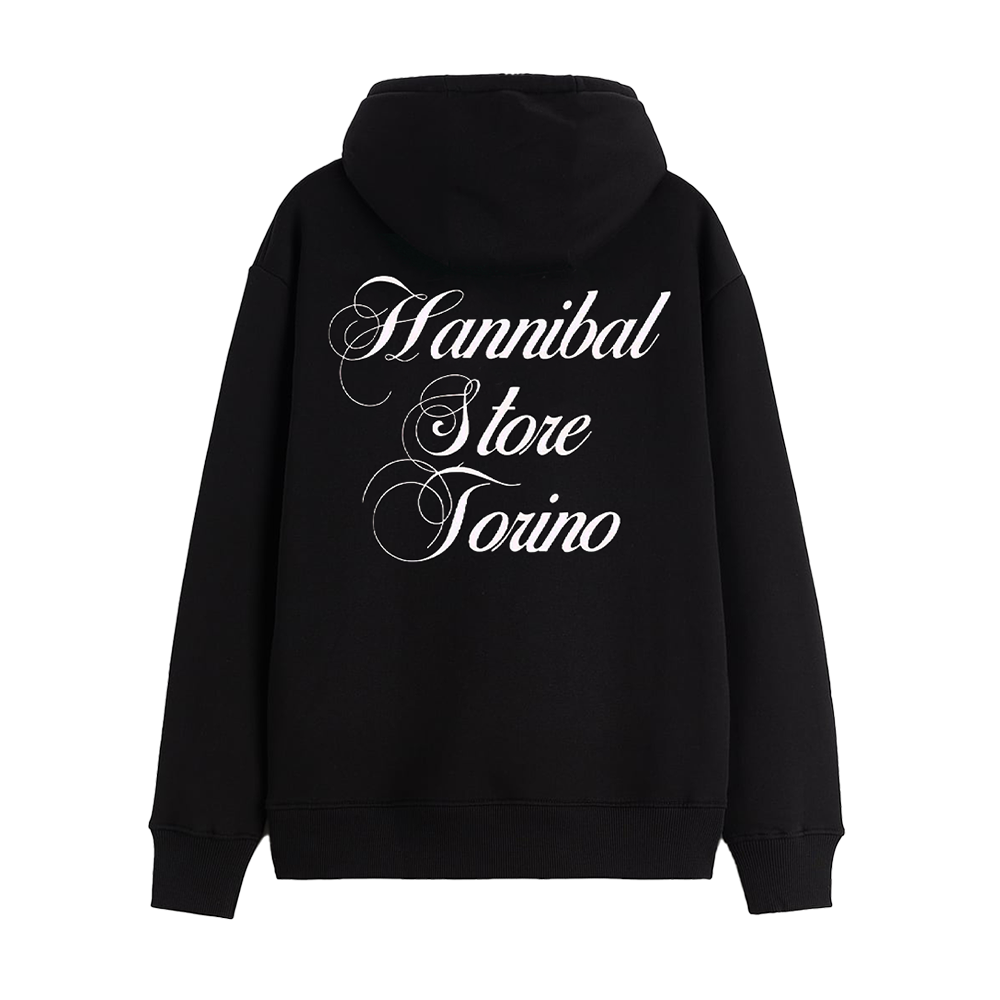 HANNIBAL STORE - HOODIE SCRIPT BLACK