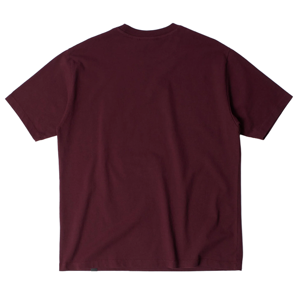 PARRA - TRIPPED UP T-SHIRT DARK RED