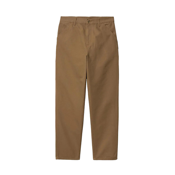CARHARTT WIP - SINGLE KNEE PANT HAMILTON BROWN STONE CANVAS