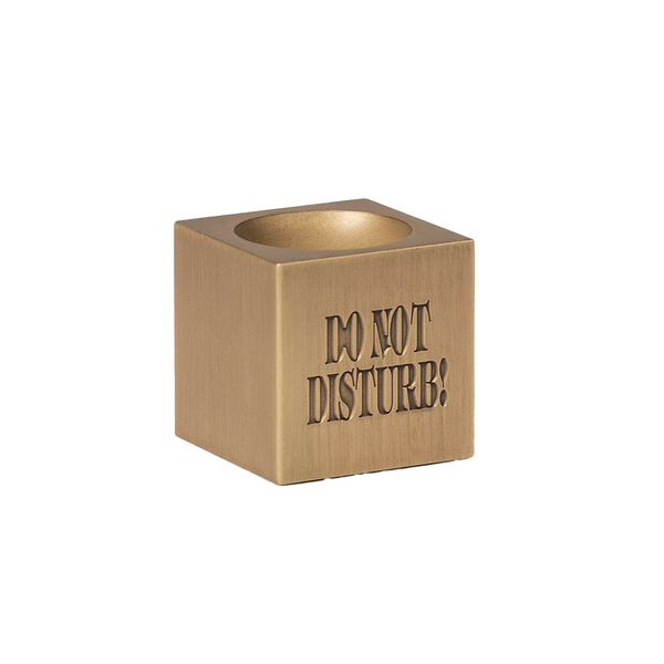 CARHARTT WIP - DO NOT DISTURB INCENSE HOLDER GOLD