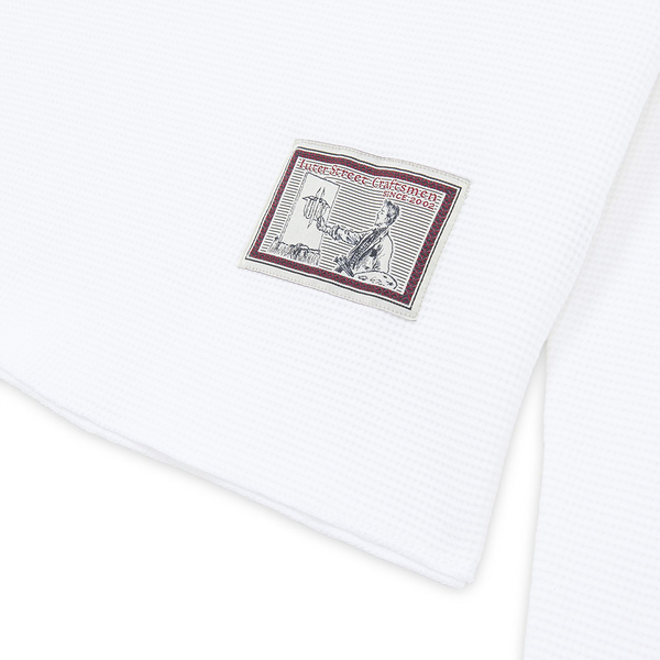 IUTER - TRUE WAFFLE LS TEE WHITE