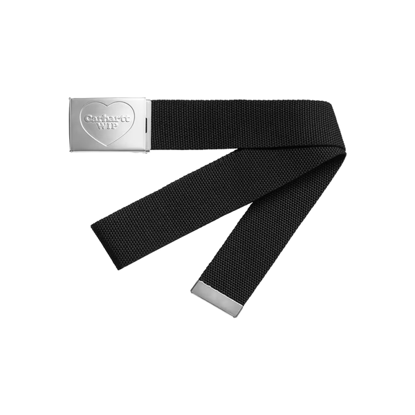 CARHARTT WIP - HEART CLIP BELT BLACK