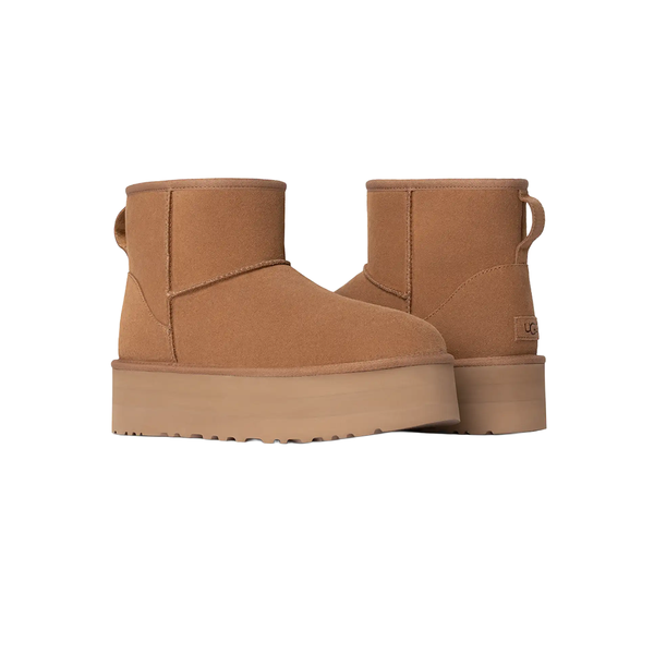 UGG - W CLASSIC MINI PLATFORM CHESTNUT