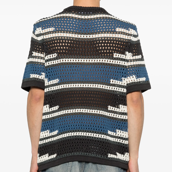 DAILY PAPER - KENTE STRIPE KNIT GREY