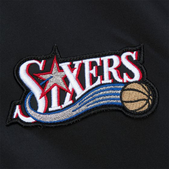 MITCHELL & NESS - SATIN BOMBER PHILADELPHIA 76ERS