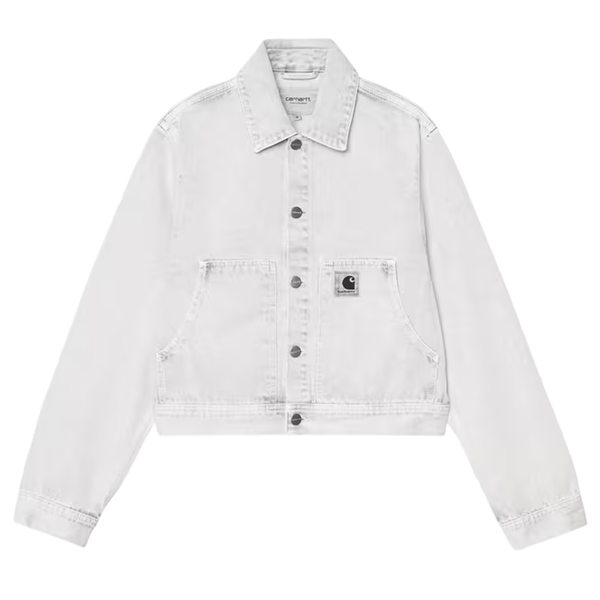 CARHARTT WIP - W' ARCA JACKET BLACK CHALK WASH