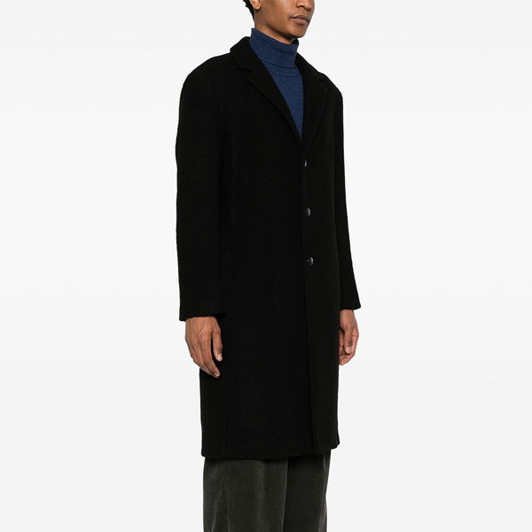 AMISH - COAT OVER BLEND WOOL BLACK