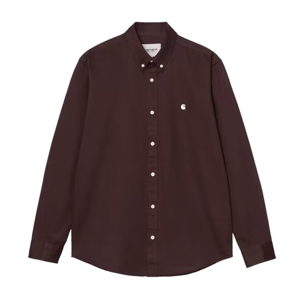 CARHARTT WIP - LS MADISON SHIRT PALISANDER/WAX