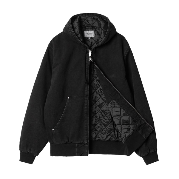 CARHARTT WIP - OG ACTIVE RIVET JACKET BLACK STONE WASHED