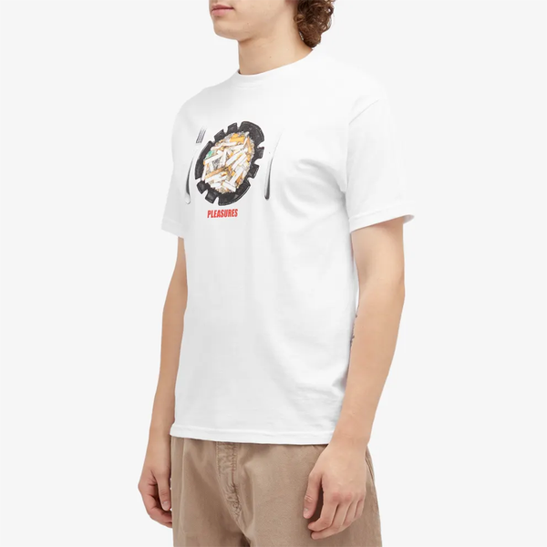 PLEASURES - DINNER T-SHIRT WHITE