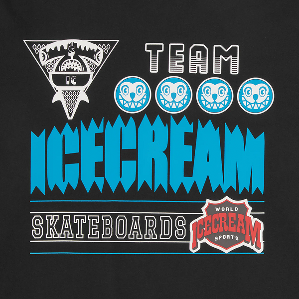 ICECREAM - TEAM ICECREAM L/S T-SHIRT - BLACK