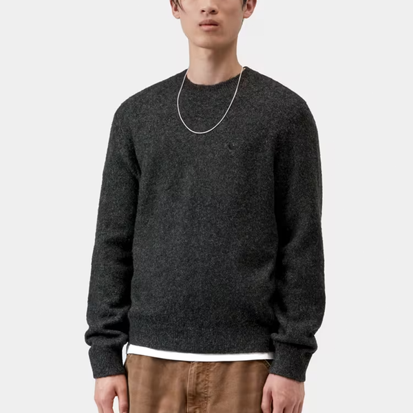 CARHARTT WIP - CURTIS SWEATER TANGLED BLACK